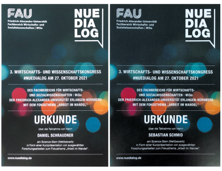 Science Slam at NUEDialog 2021